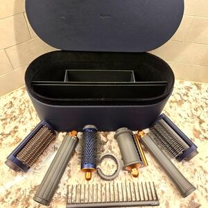 Dyson Airwrap Multi-Styler Complete Long (Prussian Blue/Copper) w/attachments